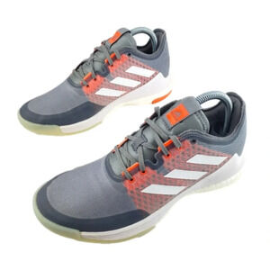 Adidas CrazyFlight Sneakers Men's 7.5 Grey Signa Coral Running Shoes Activewear